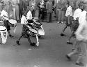 Boys with drums in a parade