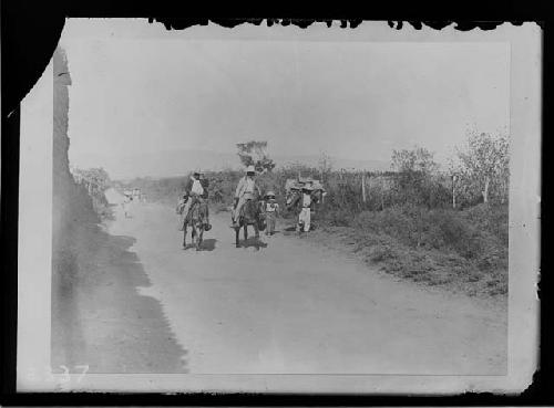 Natives travelling with Indian carrier