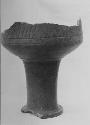 Fragment of orange ware pottery drum
