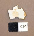 Ceramic, whiteware, possible collander sherd