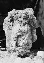 Sculptured figure on mound N. of Castillo