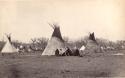 Comanche Camp near Fort Hill TT 1870