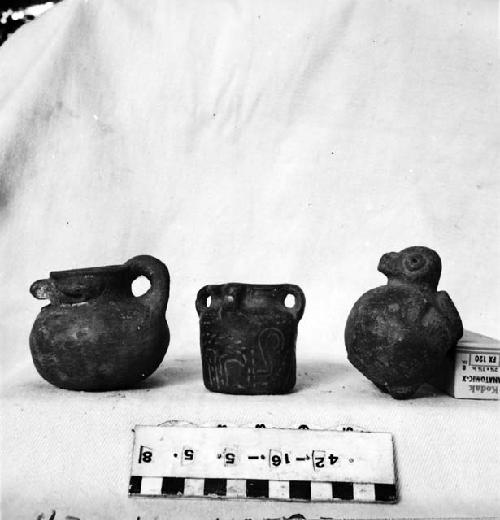 Three Miniature Pottery Jars