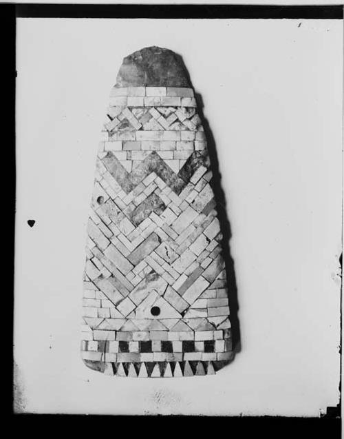 Mosaic incrusted knife (front),  Poncho House