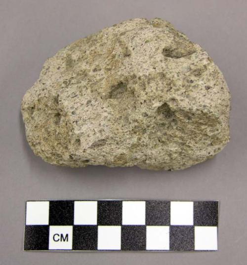 Porous rock, possibly pumice stone