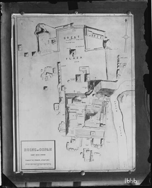 Plan of Copan ruins