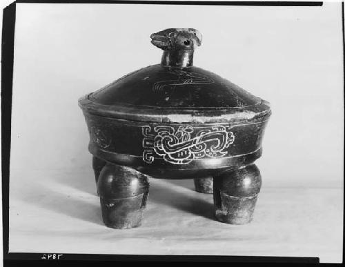 Three-legged Bowl and Cover