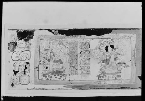 Drawing Taken From a Painted Pot (Codices) From Burial A-31.