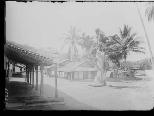 Road and Buildings