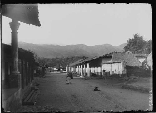 Road and Buildings