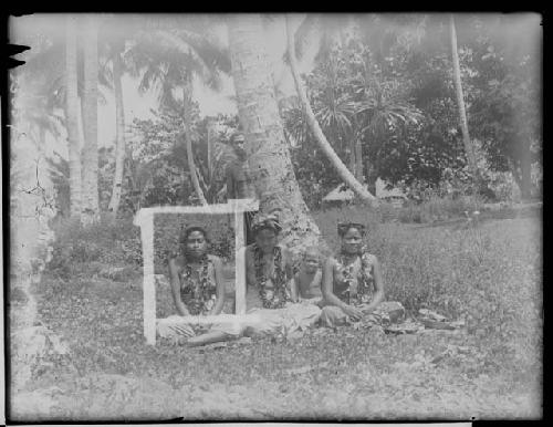 Three Women with Young Boy