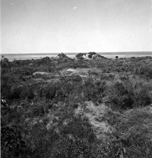 West mounds of ruins of Jaina, from the East Mound