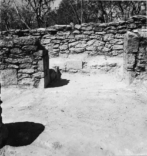 Shrine doorway as cleared, Str. Q-82