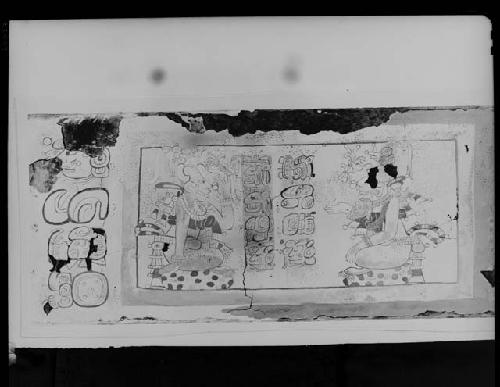 Drawing Taken From a Painted Pot (Codices) From Burial A-31