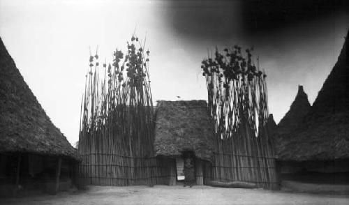 Entrance to paramount Chief Wo's Zurii compound