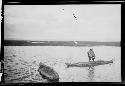 Reed boats on late Titicaca