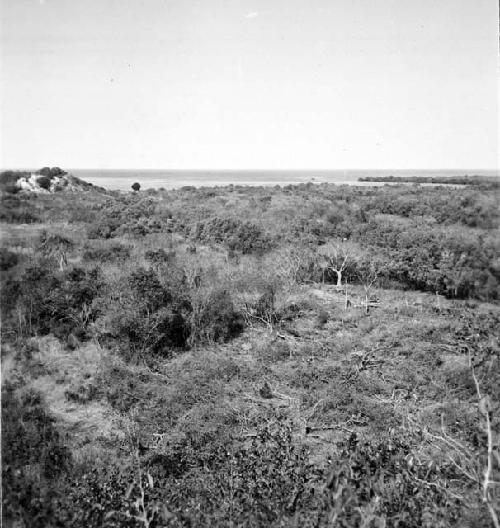 West mounds of ruins of Jaina, from the East Mound