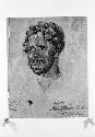 Photograph of wash drawing of native of five island