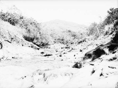 Branch of Rio Tabasara below camp near house of Tiburcio Jimenez