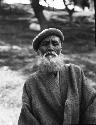 Portrait of elderly, bearded Kashmiri man