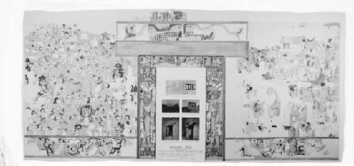 Adela C. Breton. Eastern wall of inner or painted chamber, Temple of Tigers