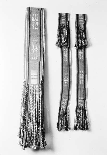 Three Hopi scarves