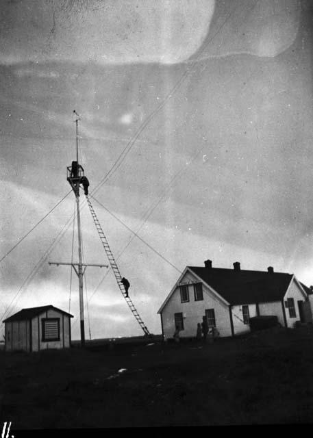 Government school and look out tower