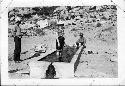 Cooling off in the cattle tank at the Tallahogan spring, 1939