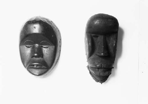 Two wooden masks