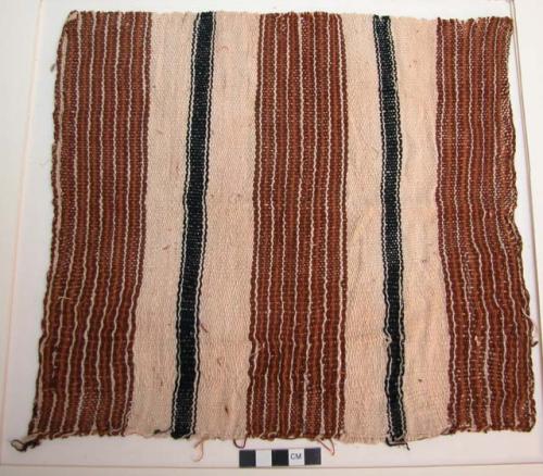 Textile, warp-striped