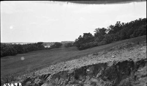 Maynard site -- view from first terrace looking lakeward