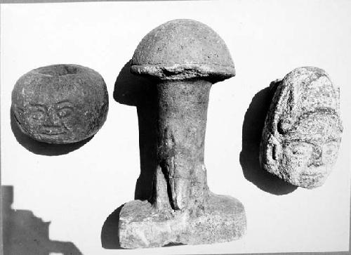 Stone specimens from Kamialjuyu