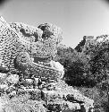 View of Castillo from High Priest's grave at Chichen Itza