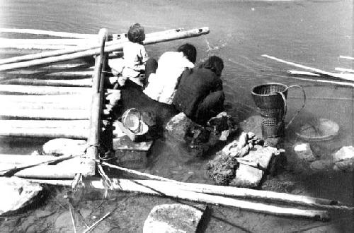 Women washing