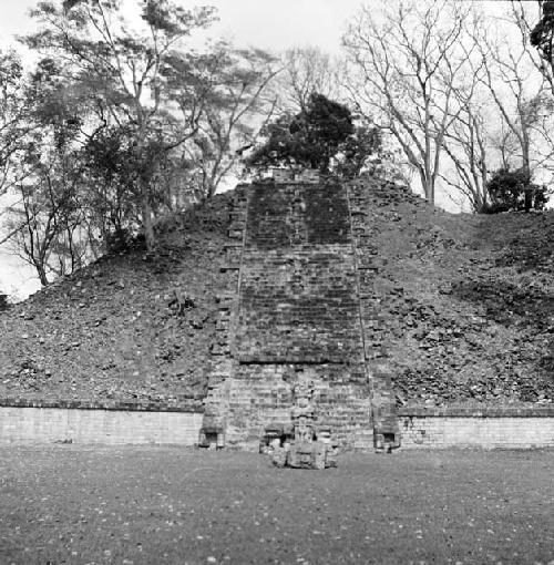 Detail of Hieroglyphic Stairway at Copan