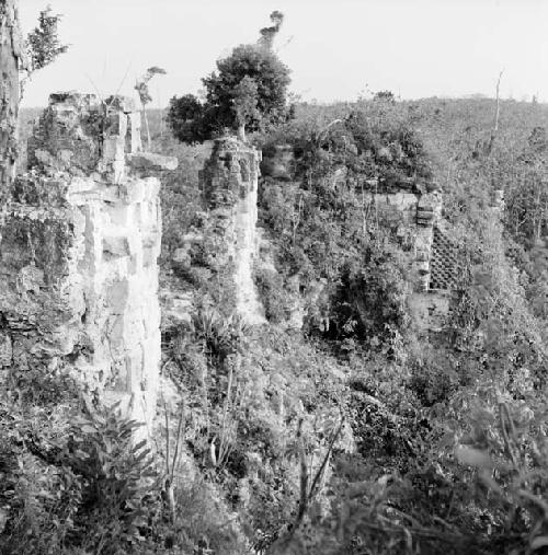 Roof crest of Kilometro 71 in Quintana Roo