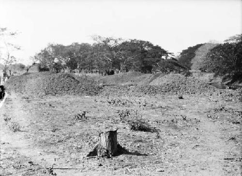 Excavation 3-31. General view of pit and excavated area