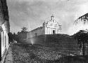 View of community church during celebration of the Black Christ