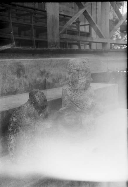 Stone idols belonging to Dr. Waller