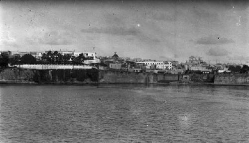 View of the harbor at San Juan