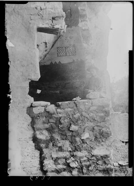 Cliff Palace - Painting in Square Tower