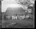 Group in front of Felesiano's hut