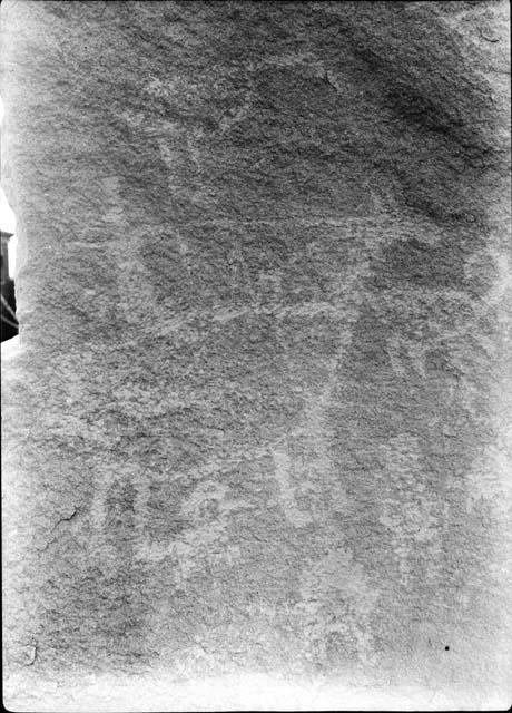 Pictograph, Man on Horseback, Pleasant Valley