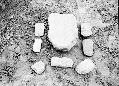 Metate and Manos From Kiva 2, Ab7-12