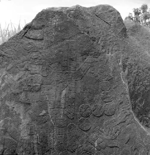 Sculpted boulders at El Baul