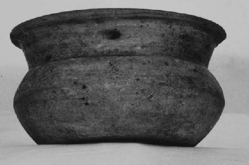 Streaky Gray-Brown ware vessel.  Las Charcas Phase.