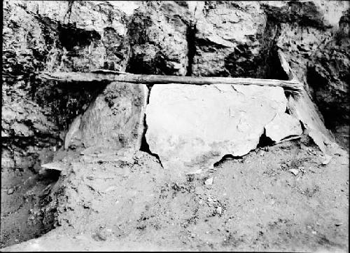 Cist B -- Exterior After Excavation