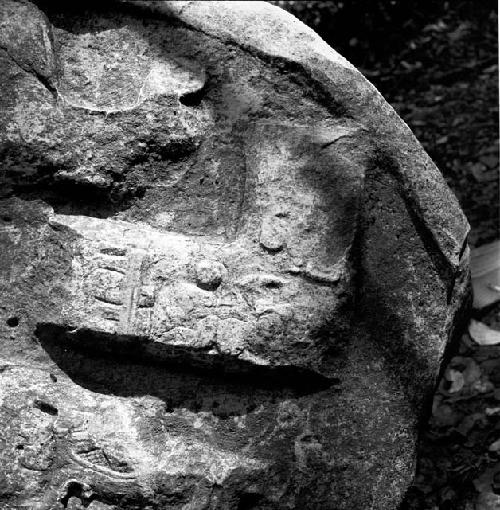 Fragment of Stela 12 at Machaquila