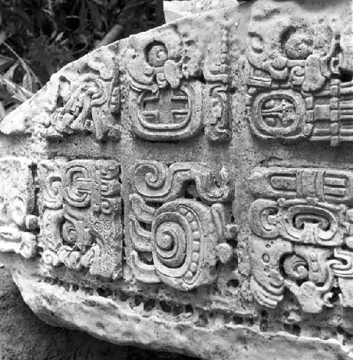 Detail of Stela 8 at Dos Pilas