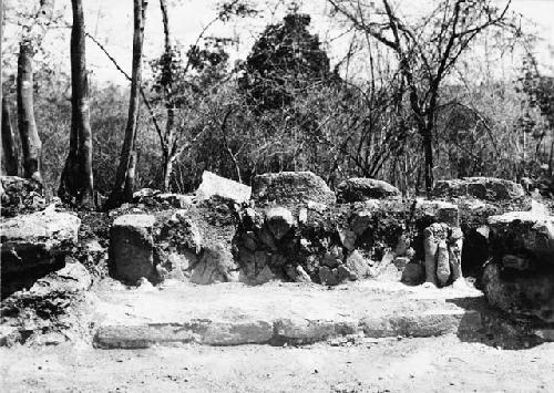 Decorated Altar of Colonnade, Structure Q-97